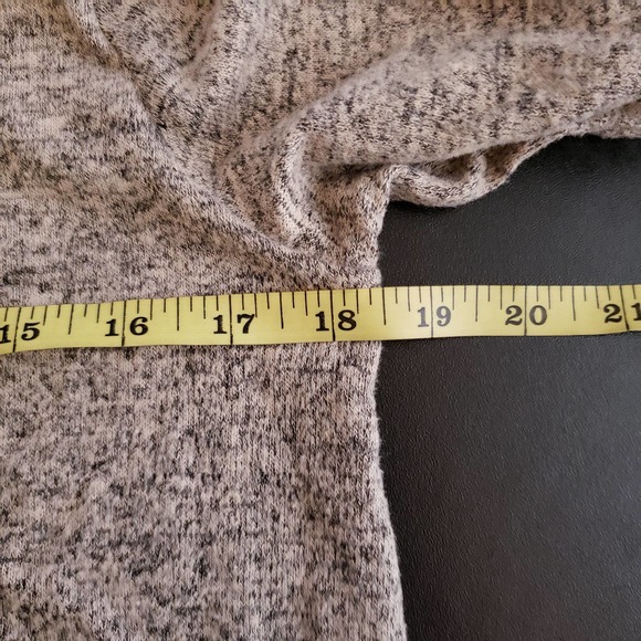 CAUTION TO THE WIND Flare Sleeve Tie Front Knit Blouse M - Picture 7 of 8